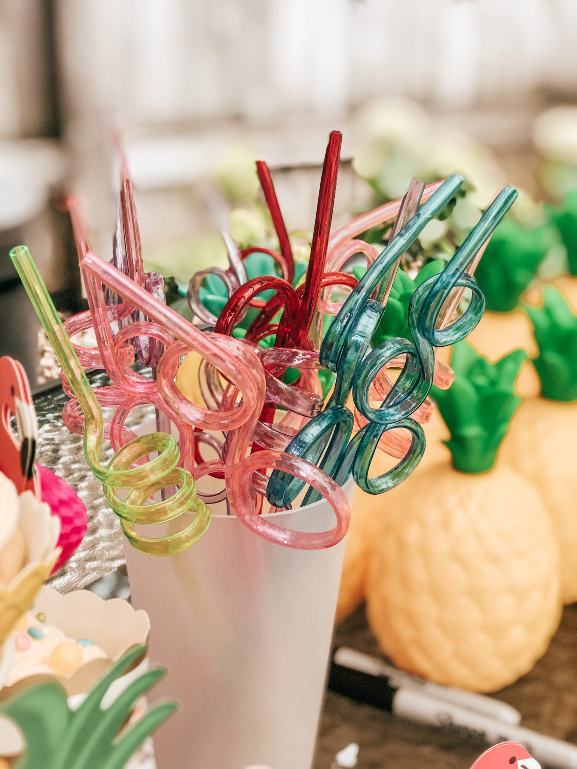 DIY Hawaiian "Aloha" Themed Kid's Backyard Birthday Party  Rain and Pine