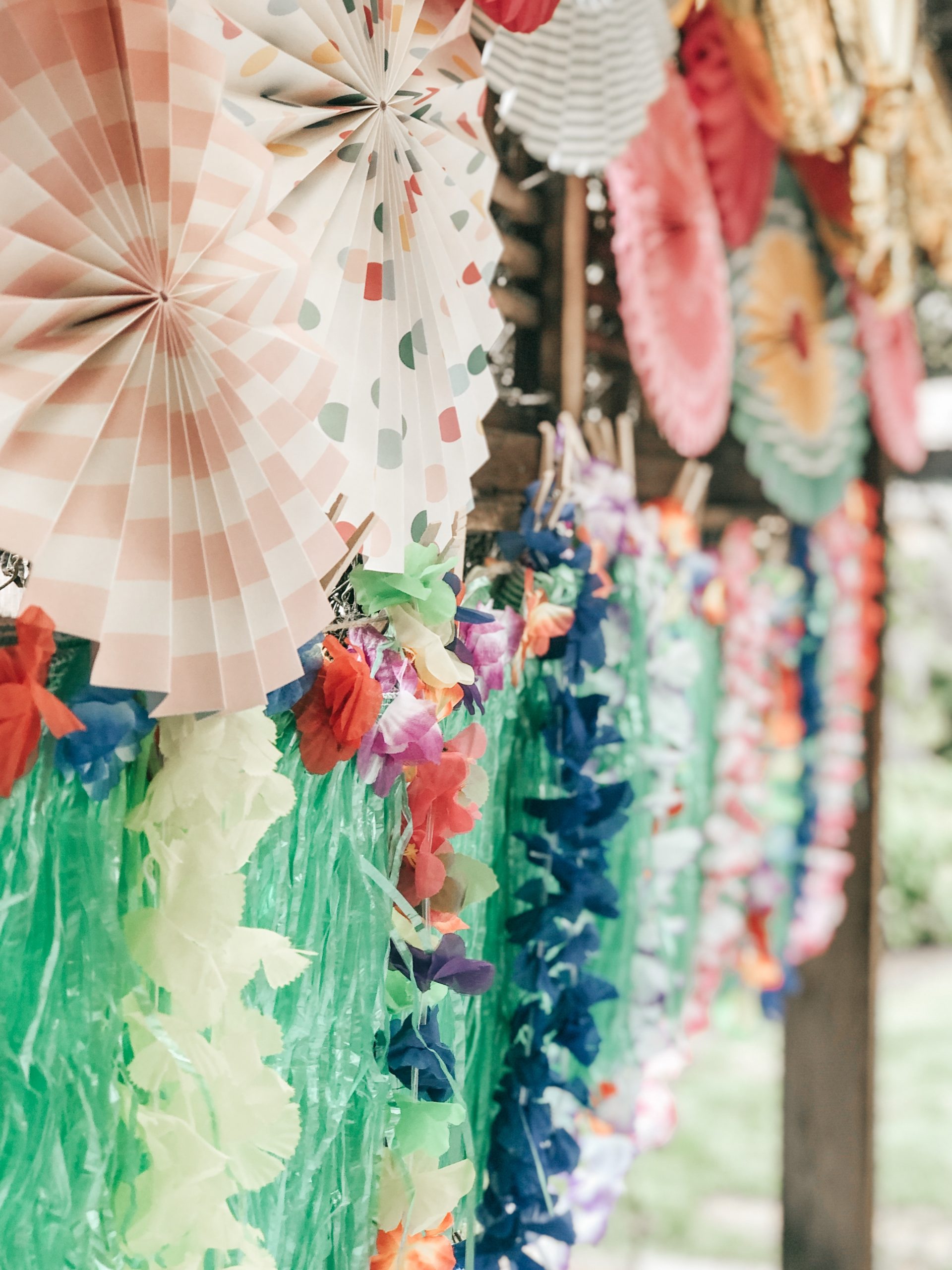 DIY Hawaiian "Aloha" Themed Kid's Backyard Birthday Party  Rain and Pine