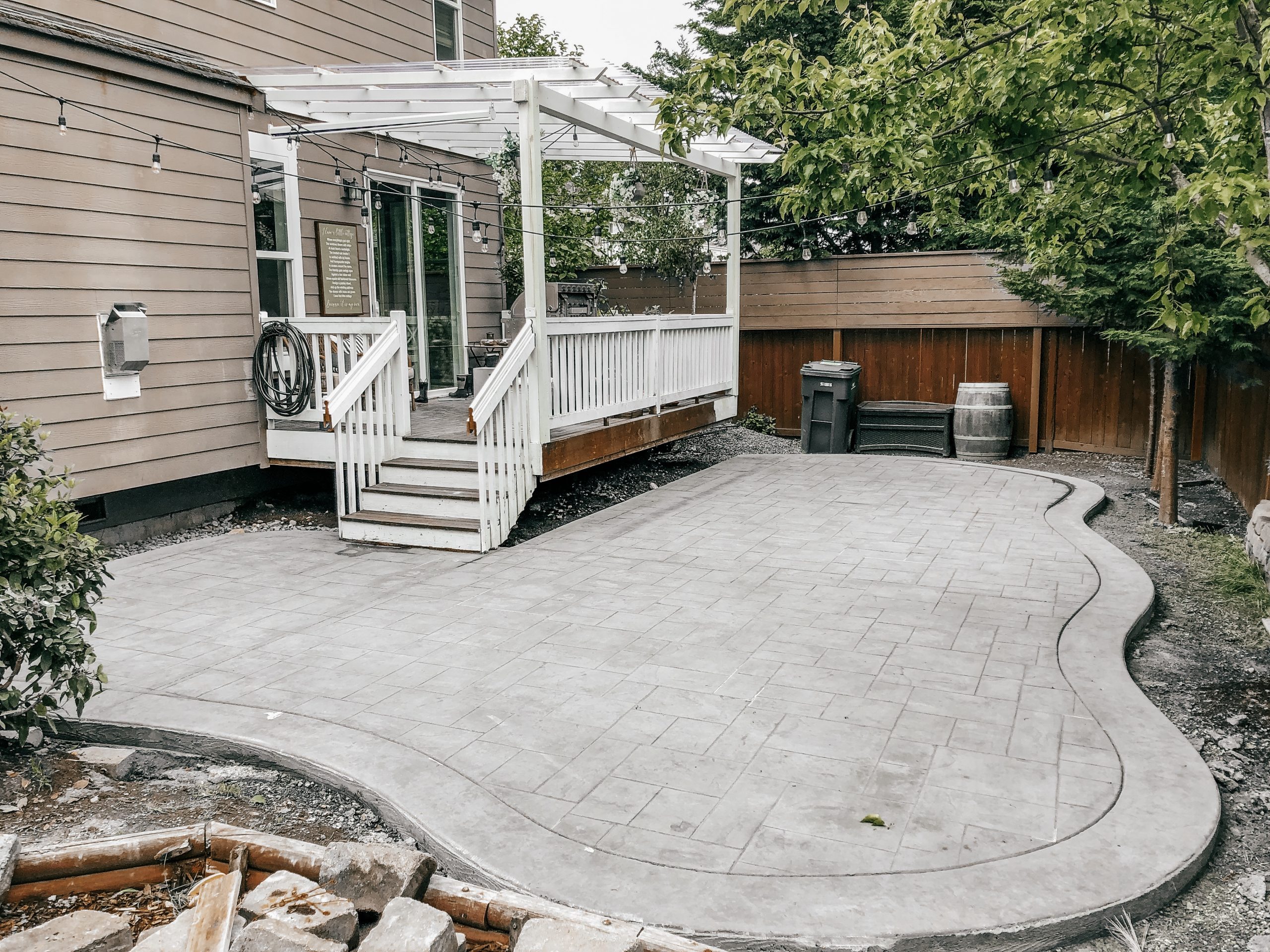 Gray Slate Patio Floor Photos