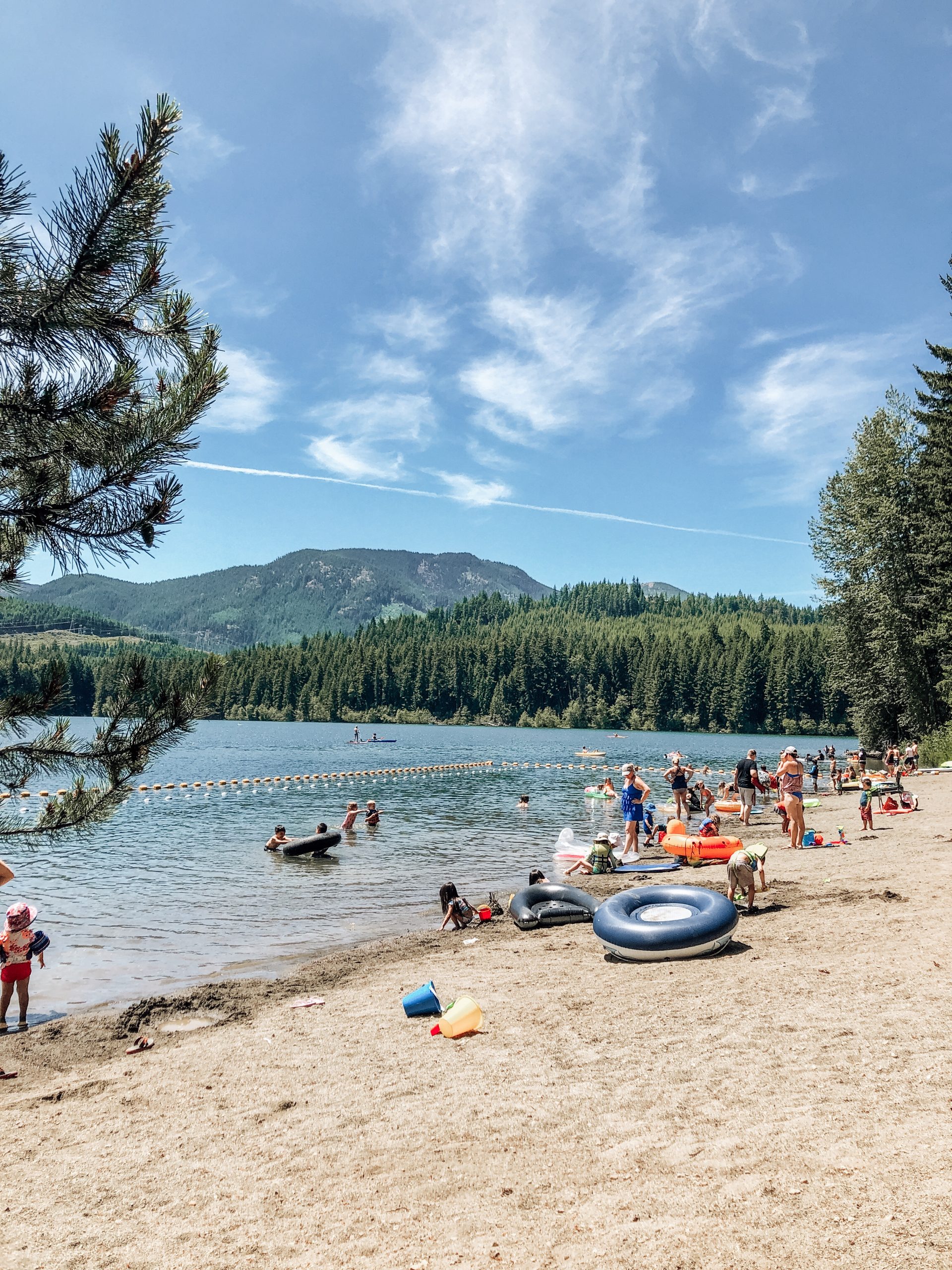 Family Camping at Lake Easton State Park {Easton, WA} - Rain and Pine